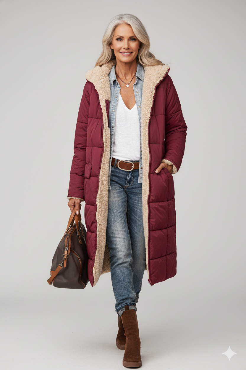 Maya | Een jas, twee kanten. Twee vibes.