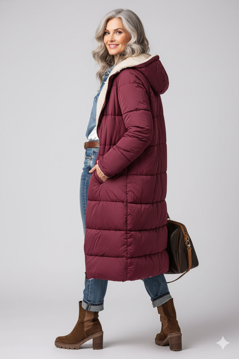 Maya | Een jas, twee kanten. Twee vibes.