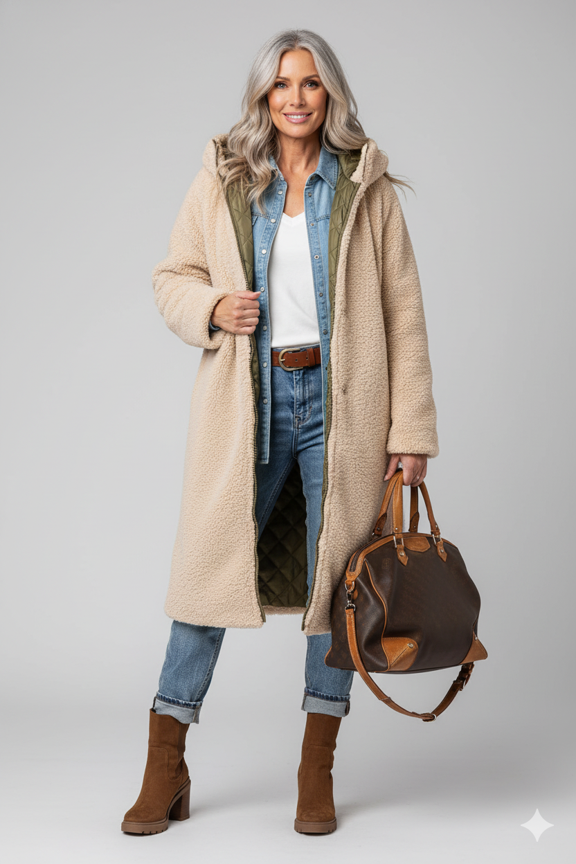 Maya | Een jas, twee kanten. Twee vibes.