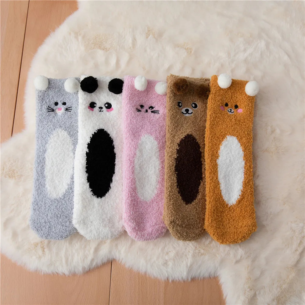 Chaussettes Douces Animaux Mignons