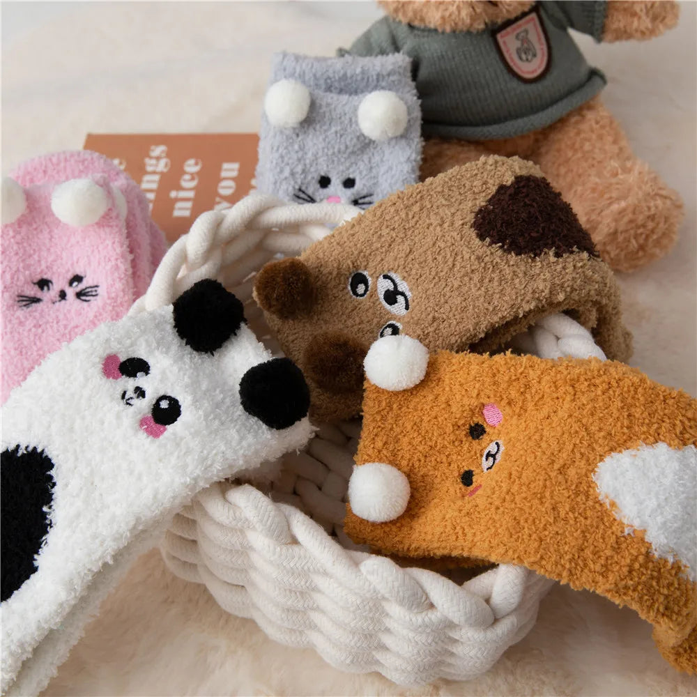 Chaussettes Douces Animaux Mignons