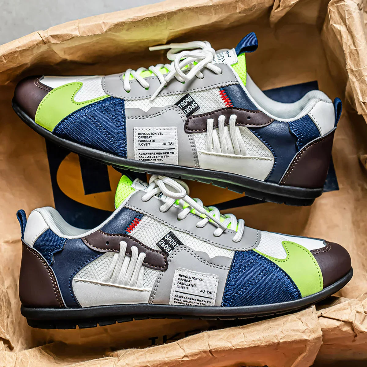 Claude™ - Comfortabele sneakers voor in de stad met een retro-look