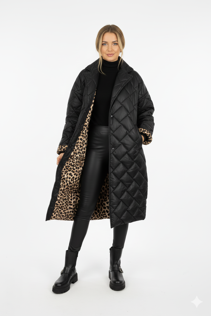 Maison Valmont | Premium Parka - Manteau Léopard